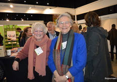 Edith Lammerts-van Bueren bracht samen met Jozien Vos (Maatschap Vos) een bezoek aan de beurs.